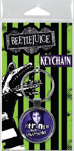 Beetlejuice Keychain - Lydia Creepy Party Whimsical Masks