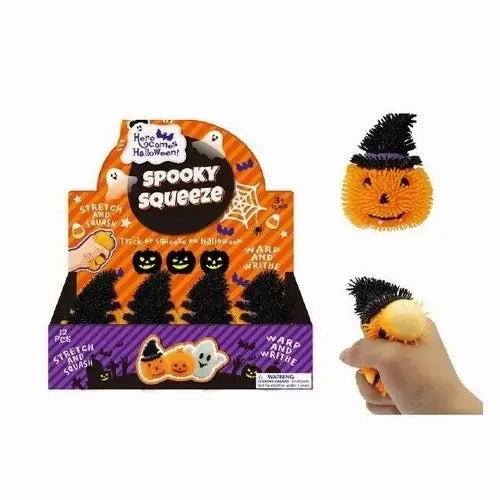 Halloween Pumpkin Puffer Dough Squishy Toy Enchanting Props Monster Accents