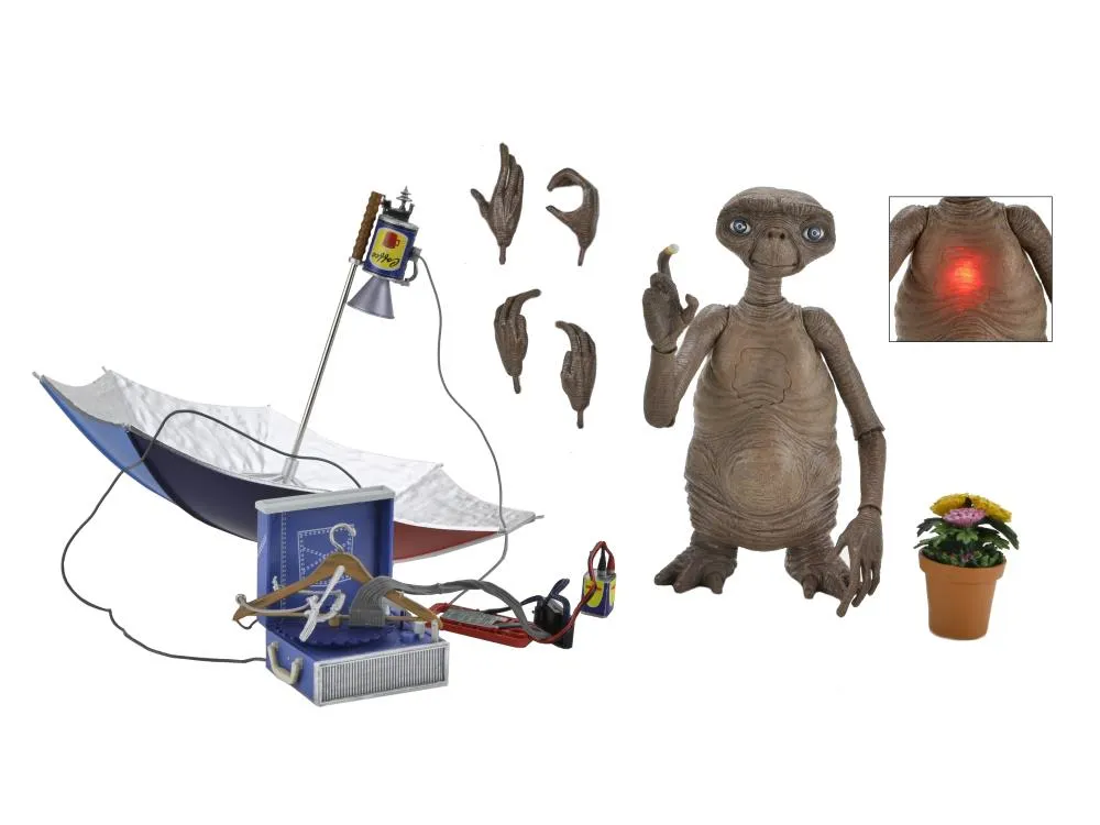 E.T. The Extra-Terrestrial 40th Anniversary Ultimate E.T. Deluxe Set Ghostly Props Monster Decor