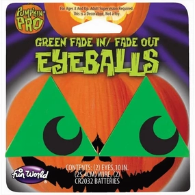 Charming Lights Fantastic Decorations Fade In/Out Pumpkin Eyes