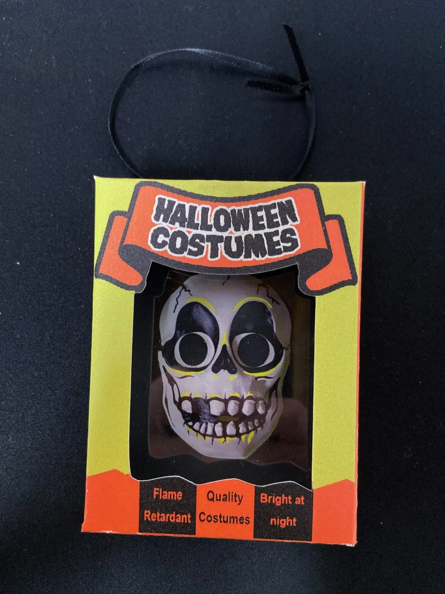 Costume Box Skeleton Trick-A-Tree Ornament Whimsical Figures