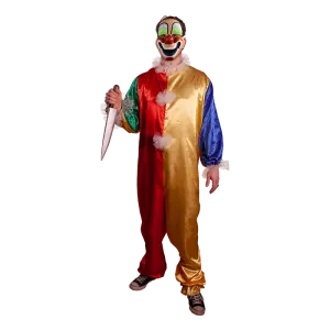 Halloween - Young Michael Myers Clown Costume - Children's Spooky Figures Creepy Displays