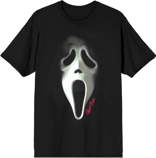 Creepy Supplies Fantastic Treats Ghostface With Pink Logo Shirt