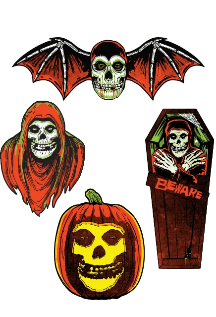 The Misfits Fiend Wall Decor Haunted Party Frightening Accessories