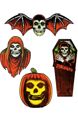 The Misfits Fiend Wall Decor Haunted Party Frightening Accessories