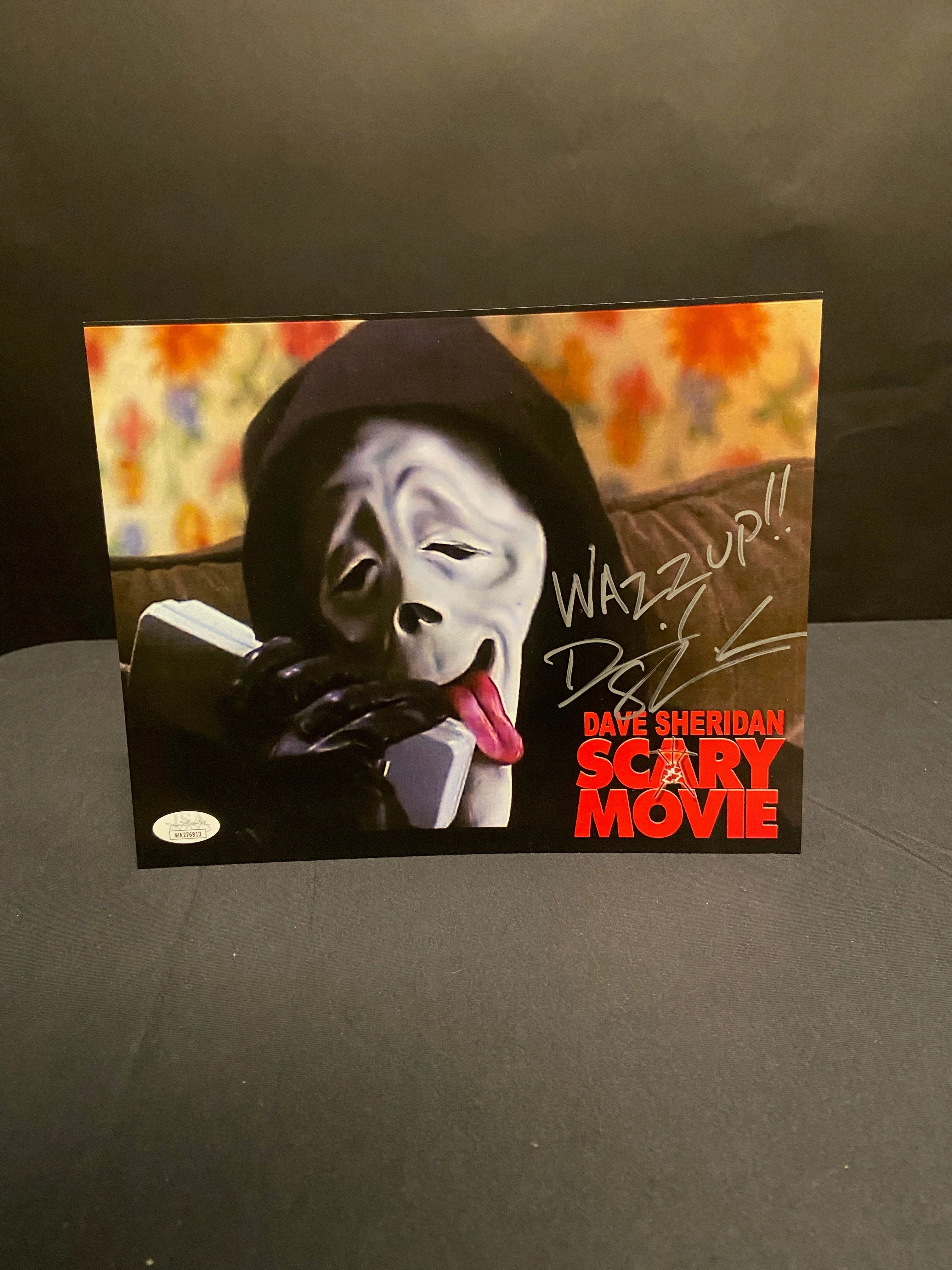 Mystical Lights Dave Sheridan Signed Scary Movie 8x10 Photo (JSA Certified) - V1