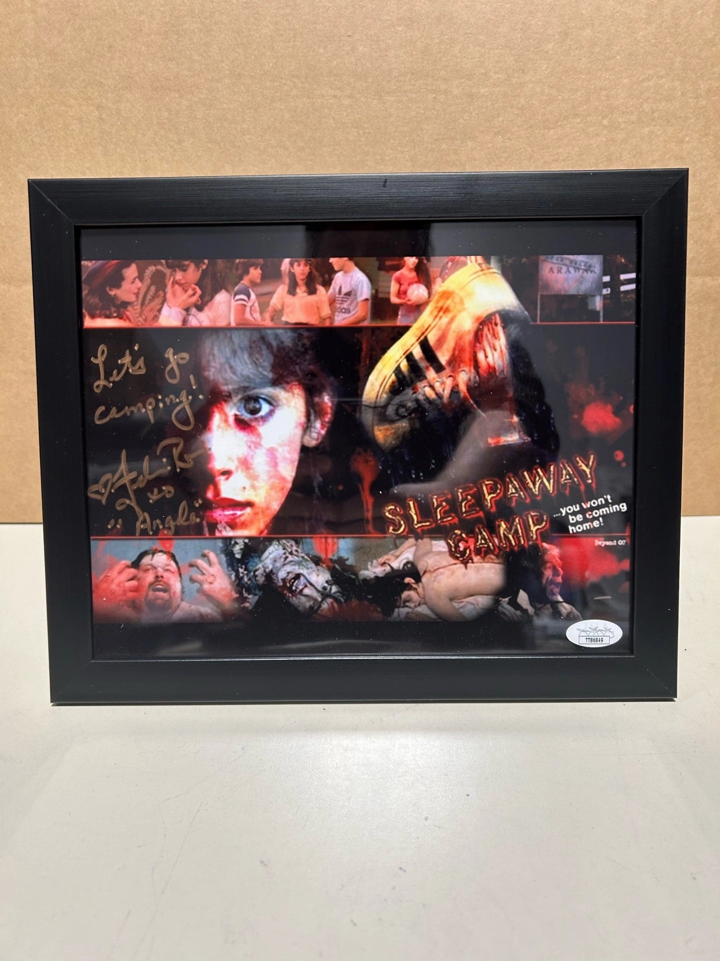 Felissa Rose Signed Sleepaway Camp 8x10 Photo (JSA Certified) - V3 Framed Ghoulish Accessories