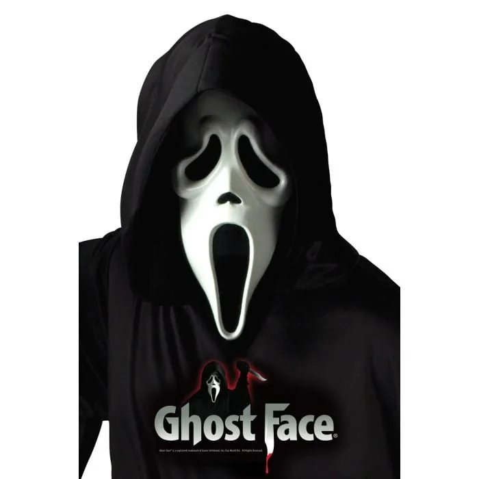Haunted Treats Charming Masks Ghost Face Mask w/ Shroud