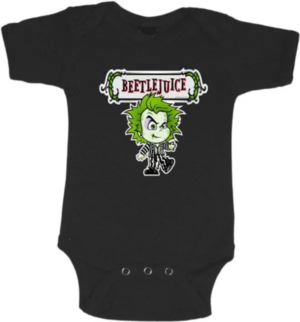 Spooky Decorations Enchanting Accents Beetlejuice Graphic Onesie or Tee