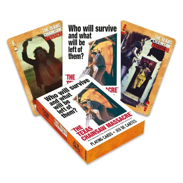 Texas Chainsaw Massacre Playing Cards Whimsical Lights Enchanting Supplies