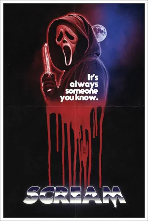 Whimsical Displays Scream - It's Always Someone You Know Ghostface Poster