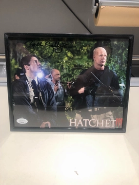 Framed Zach Galligan Autographed Hatchet 8x10 Photo Whimsical Displays Mystical Decorations