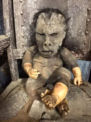 Ghostly Supplies Wicked Displays Forevermore Dolls Monkey