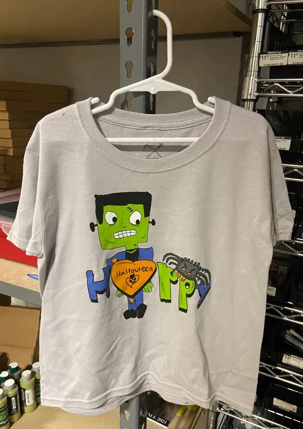 Frankenstein T Shirt - Happy Halloween Charming Party