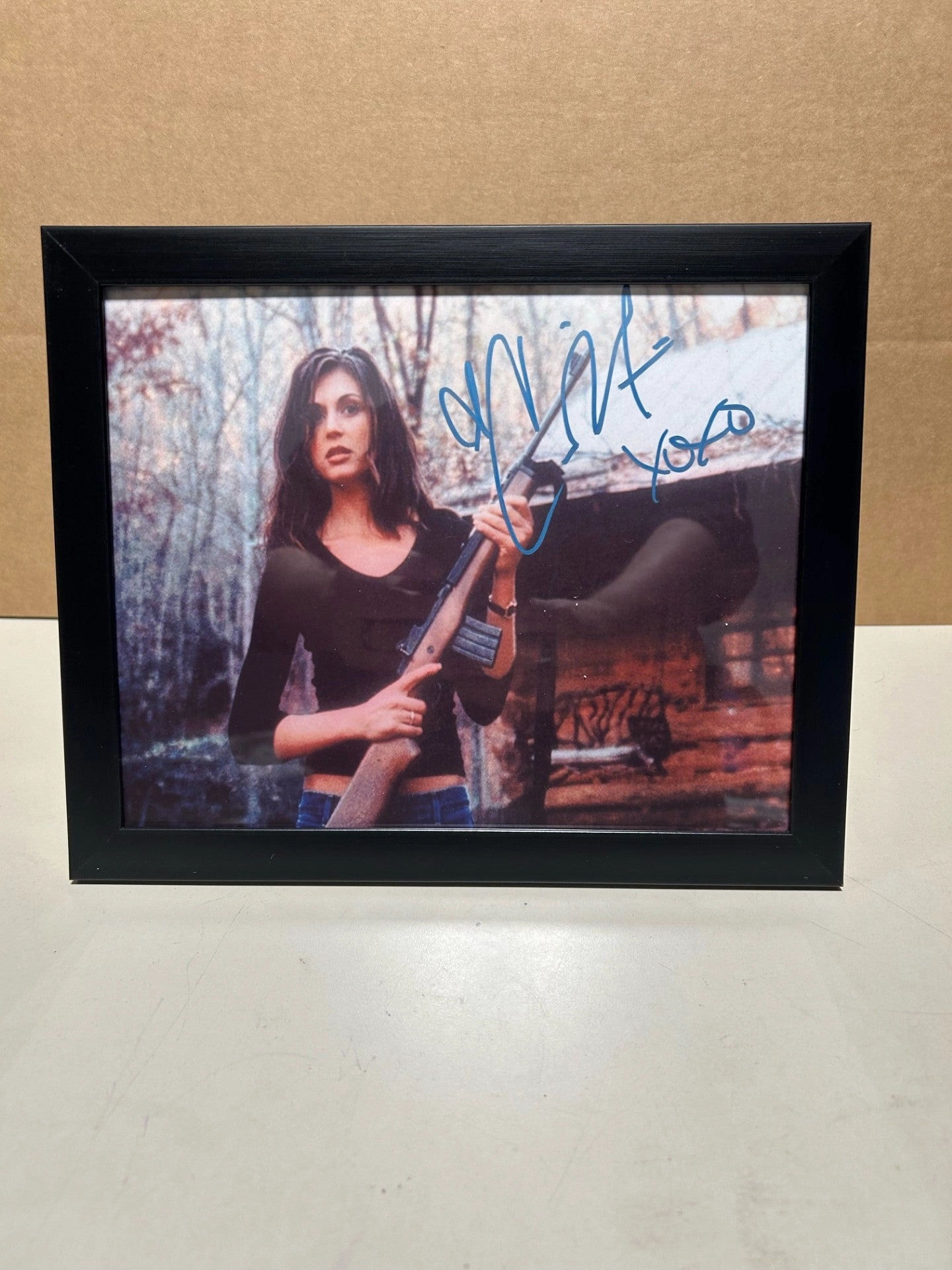 Wicked Figures Cerina Vincent Cabin Fever V2 Autographed 8x10 Framed Photo