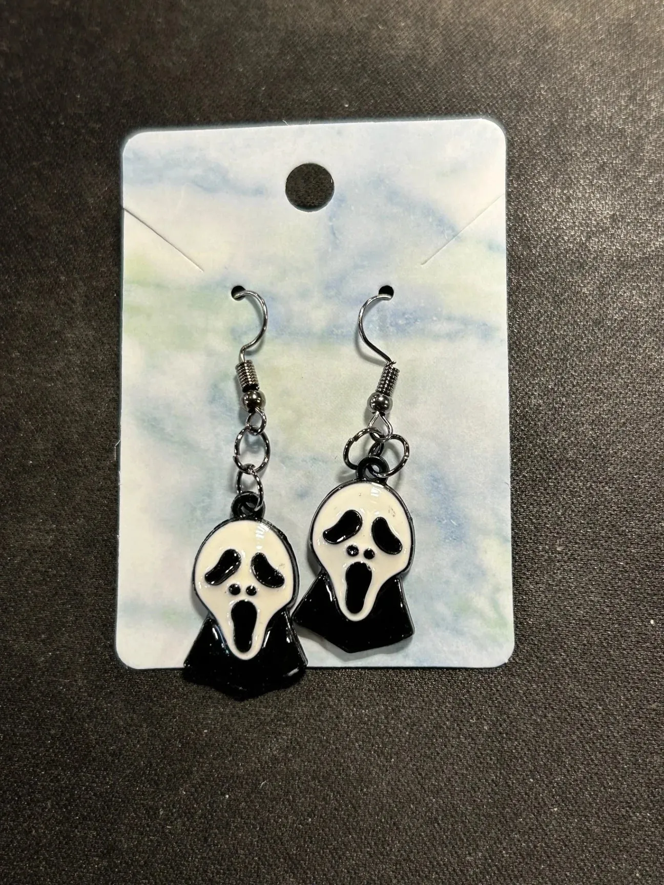 Ghostly Figures Mystical Accessories Ghostface Earrings