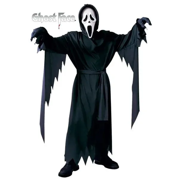Mysterious Decorations Charming Party Ghost Face Child Costume