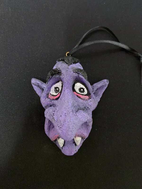 Vampire Trick-A-Tree Ornament Festive Masks Eerie Party