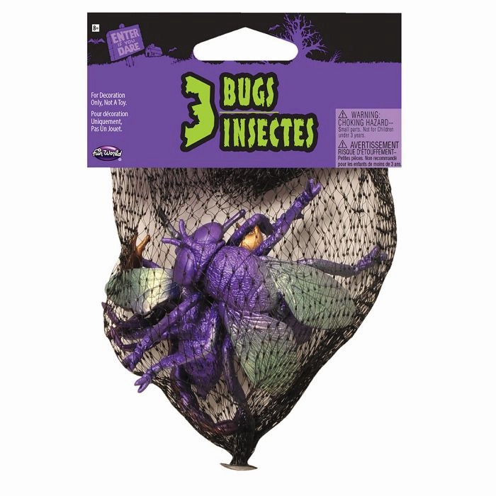 Scary Crafts Bag of Bugs - Metallic