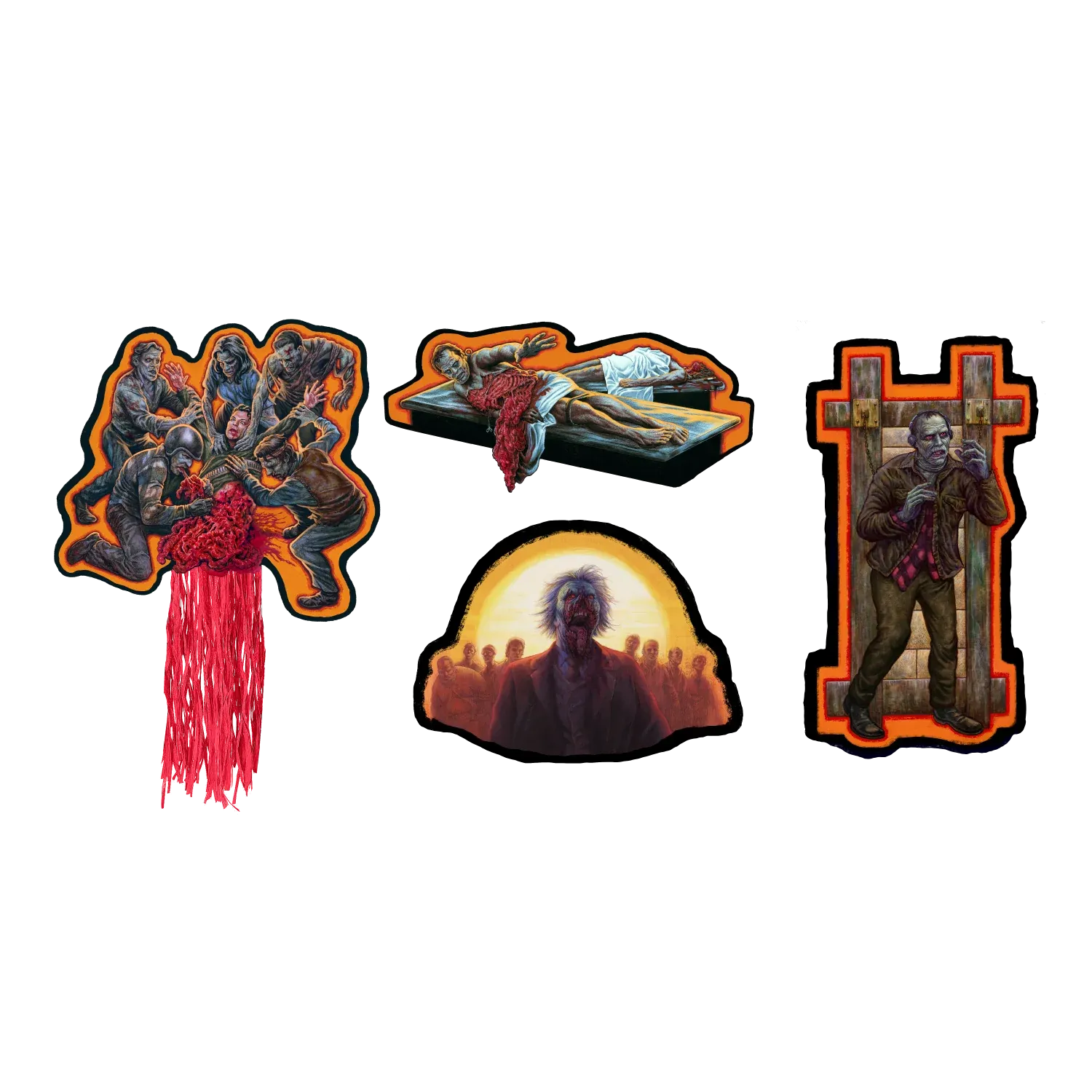 Scary Lights Day of the Dead Wall Decor