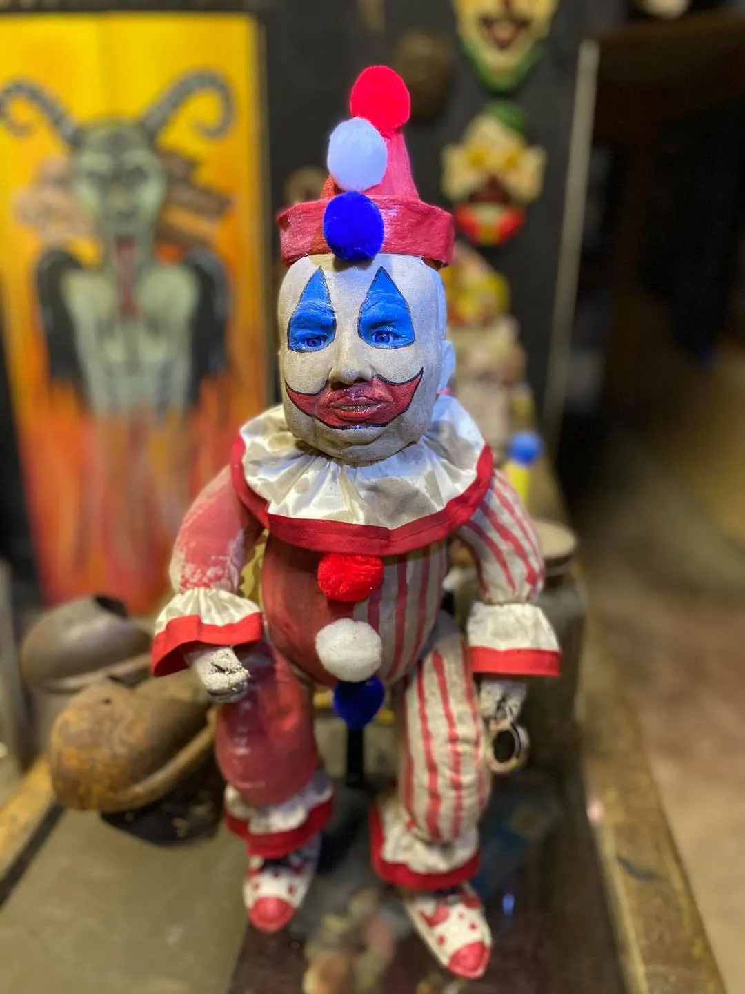 Ghostly Ornaments John Wayne Gacy Pogo The Clown Forevermore Doll