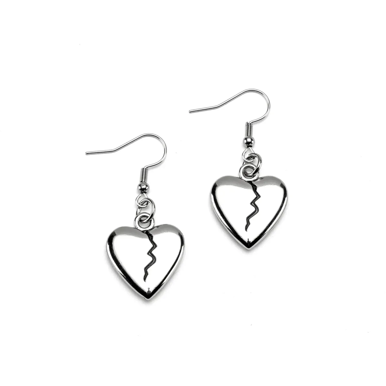 Broken Heart Earrings Haunted Accessories Creepy Supplies