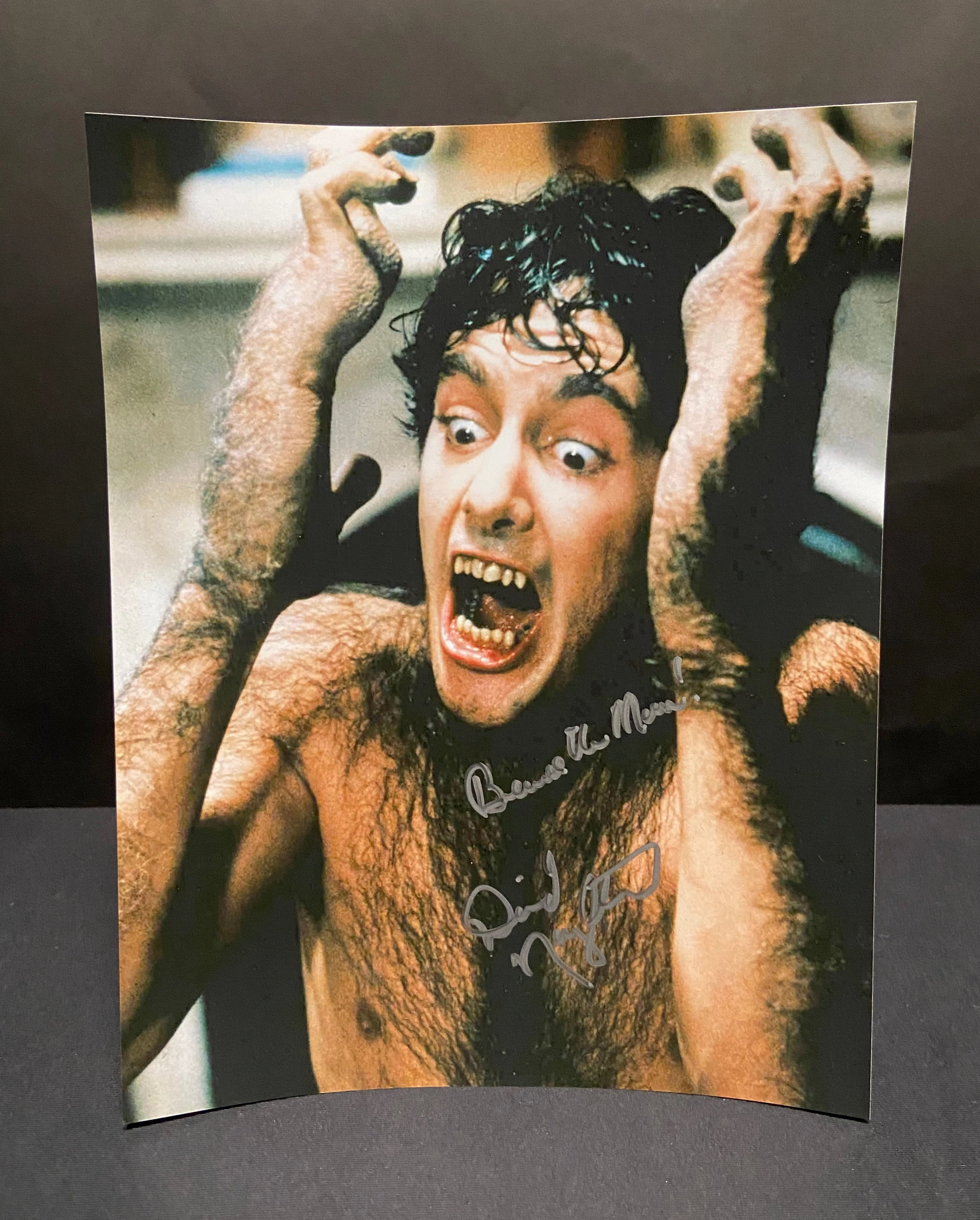 DAVID NAUGHTON Signed An American Werewolf in London 8x10 Photo - V1 Wicked Ornaments