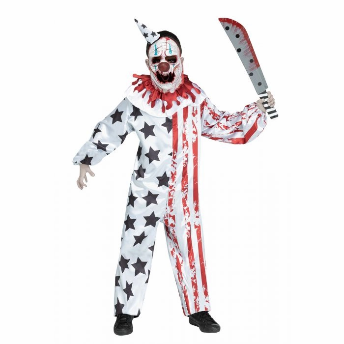 Haunted Ornaments Cutter the Clown Child Costume