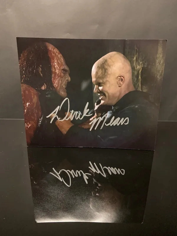 Enchanting Treats Fantastic Designs Derek Mears Signed 8x10 Hatchet III (JSA Certified)