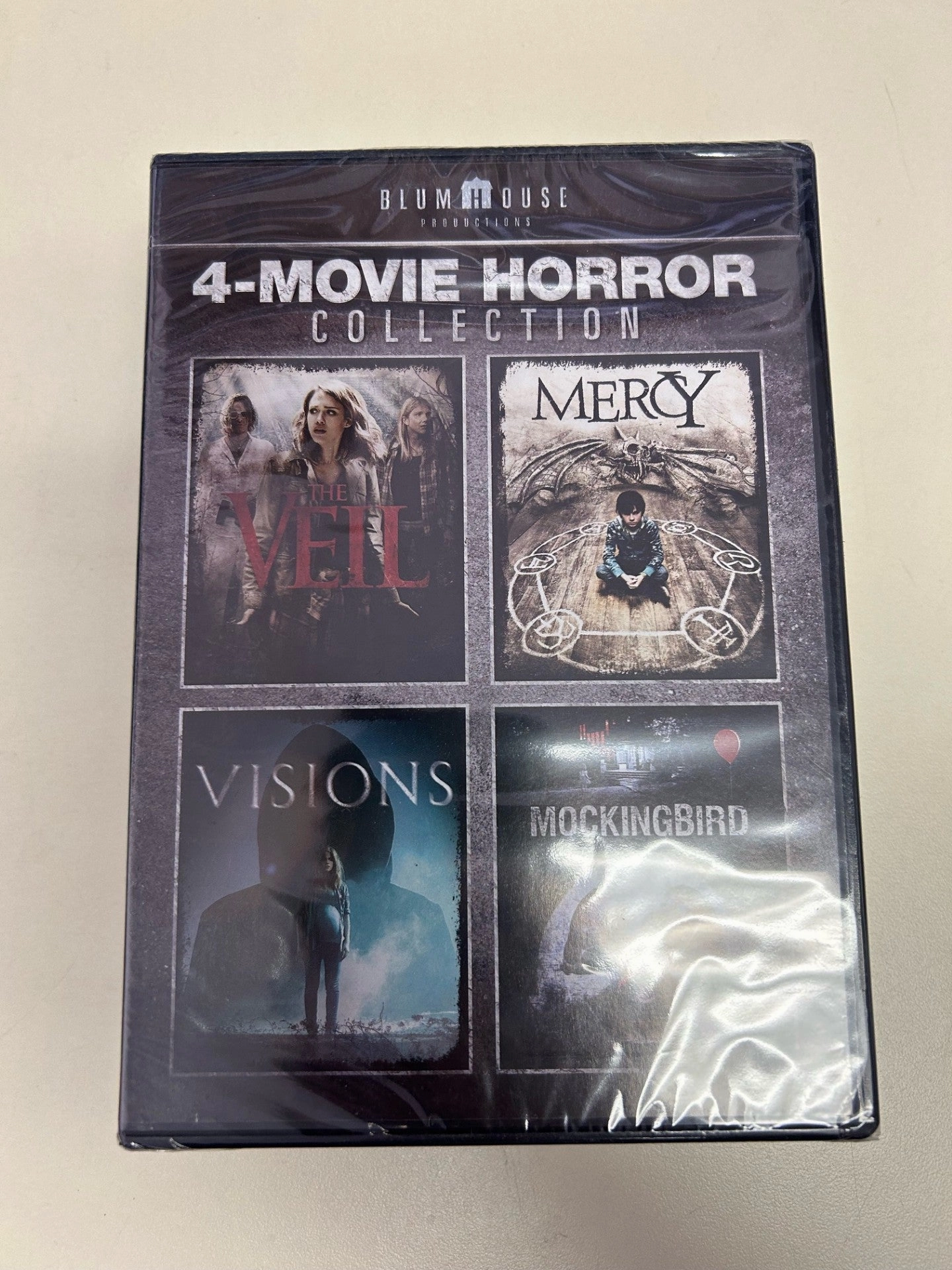 Creepy Displays Mysterious Masks Blumhouse 4 Movie Collection DVD