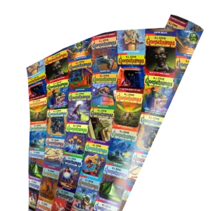 GOOSEBUMPS - READER BEWARE WRAPPING PAPER Ghostly Displays Enchanting Displays
