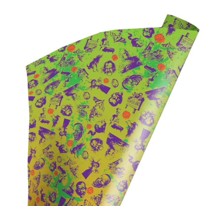 Mystical Figures Creepy Accessories GOOSEBUMPS - SPLATTER WRAPPING PAPER