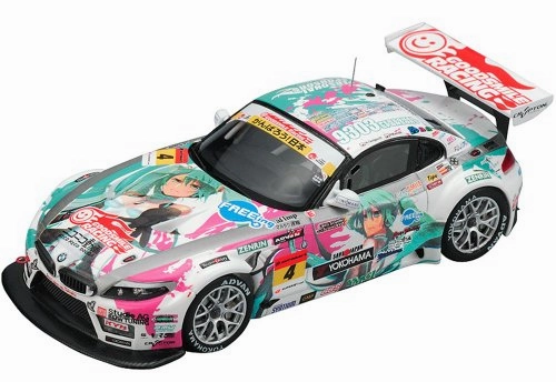 Hatsune Miku 1/43 Itasha GOOD SMILE Racing Library Decor Game Character