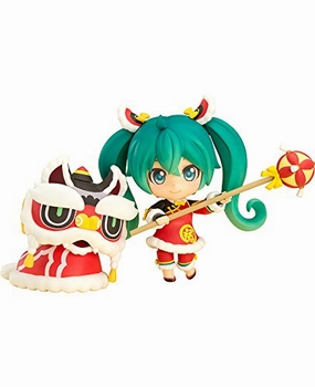 Miniature Model Model Kit Hatsune Miku Nendoroid (#654) Lion Dance Ver. Vocaloid - Good Smile Company