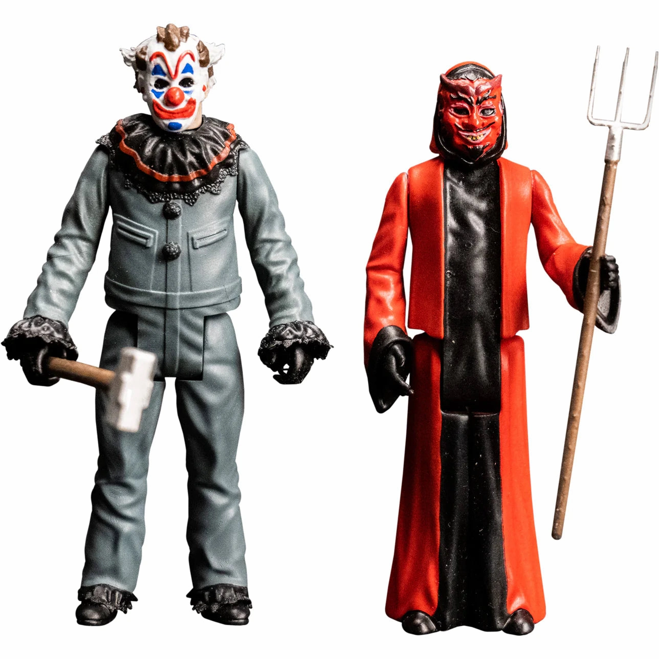 HAUNT- CLOWN & DEVIL - 3.75" FIGURE 2 PACK Playful Designs Ghostly Treats