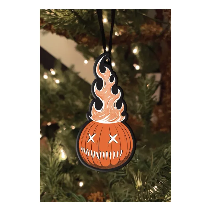 Playful Treats Charming Supplies Holiday Horrors - Trick r Treat Sam O'Lantern Pumpkin Metal Ornament