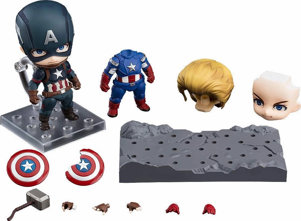 Diorama Accent Robot Sculpture Avengers: Endgame - Captain America - Nendoroid #1218-DX - Endgame Edition, DX Ver. (Good Smile Company)