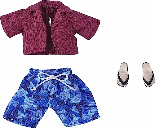 Military Vehicle Chibi Art Nendoroid Doll Outfit Set Swimsuit Boy (Camouflage)