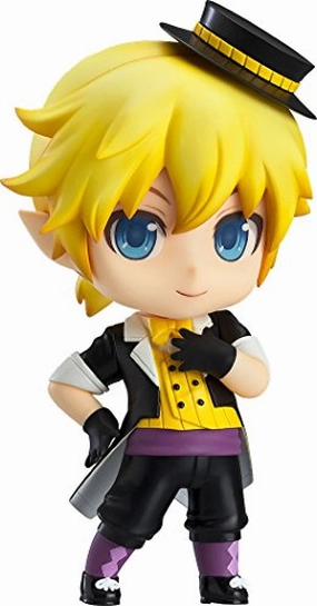 Kagamine Len Nendoroid Co-de Trickster Co-de Hatsune Miku -Project Diva- X - Samurai Figure Silver Coated