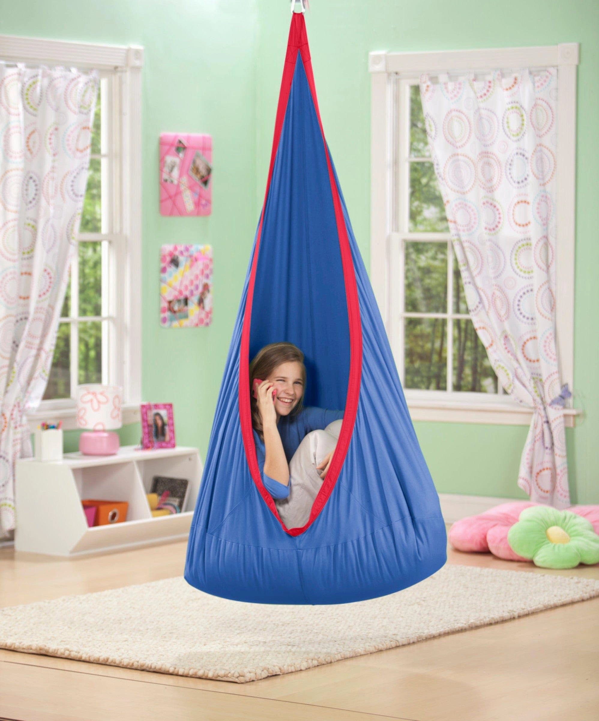 HugglePod Deluxe Canvas Hanging Chair Frightening Ornaments