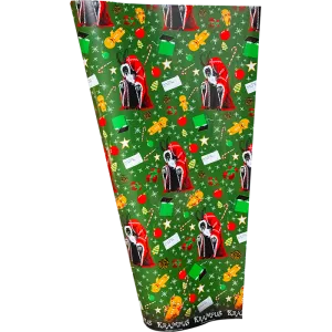 Krampus - Seasons Greetings Wrapping Paper Whimsical Crafts