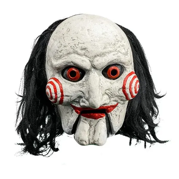Saw Billy Puppet Moving Mouth Mask Whimsical Figures Scary Decor