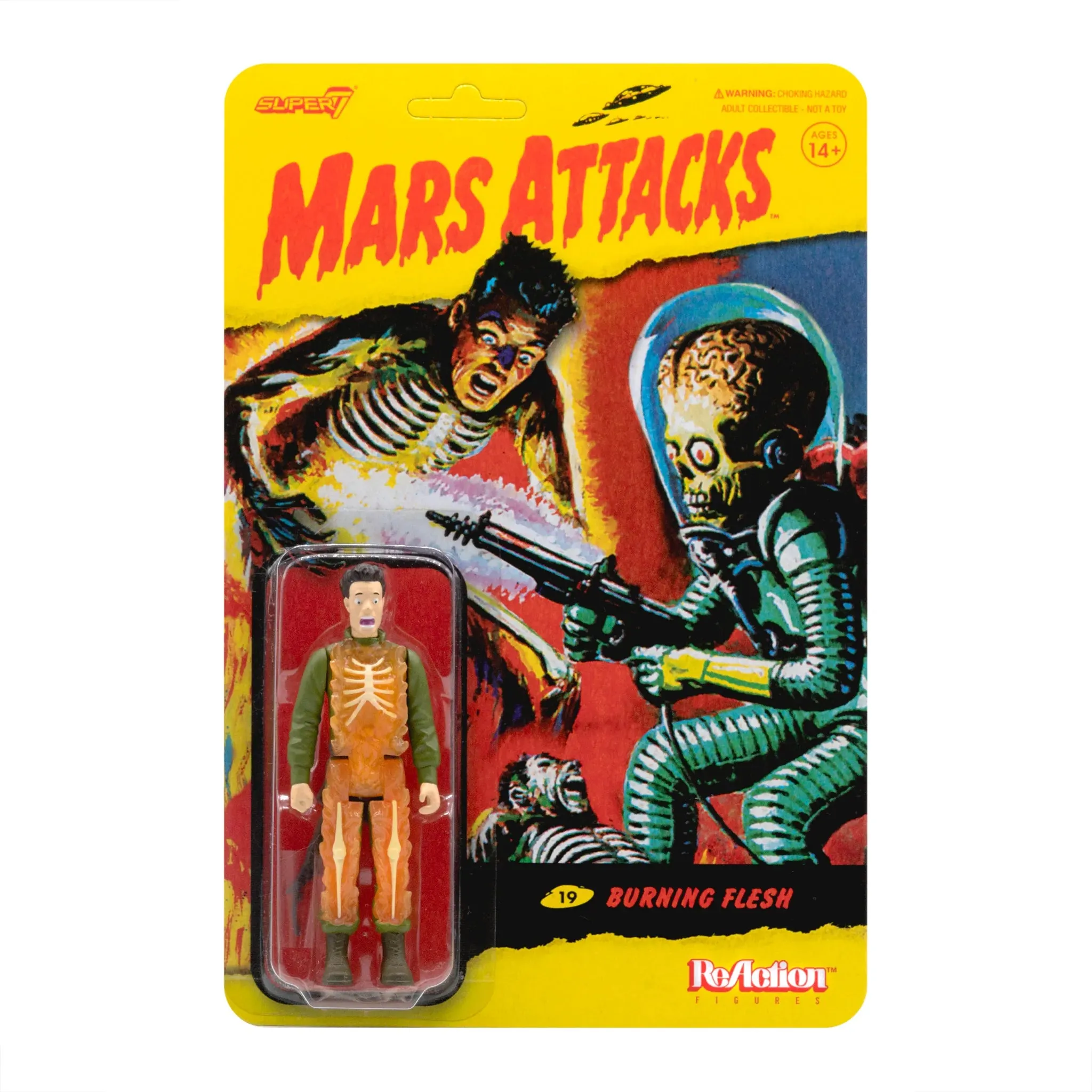 Eerie Displays Whimsical Lights Mars Attacks ReAction Figure - Burning Flesh