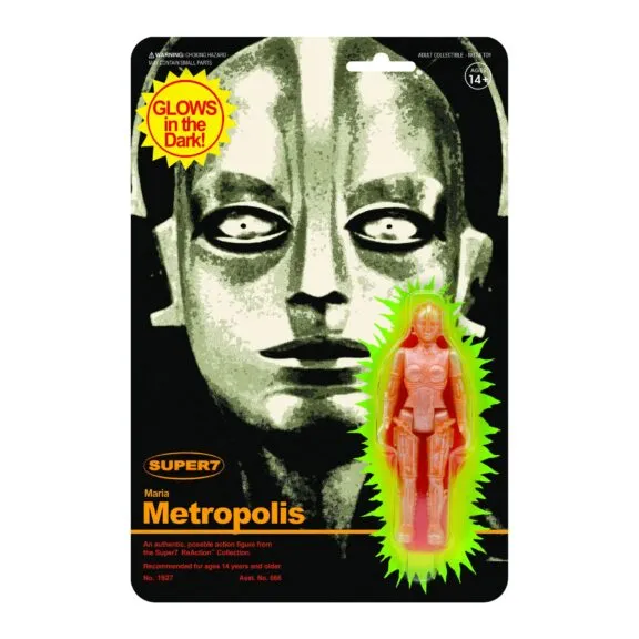Playful Displays Enchanting Ornaments Metropolis Maria Action Figure - Monster Glow in the Dark