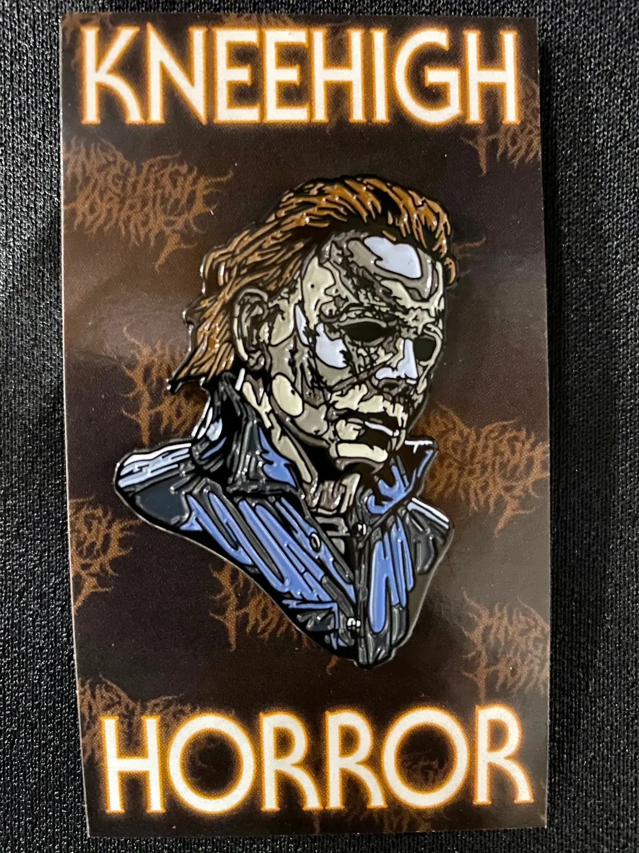 Haunted Accents Eerie Decorations Michael Myers Enamel Pin By Kneehigh Horror