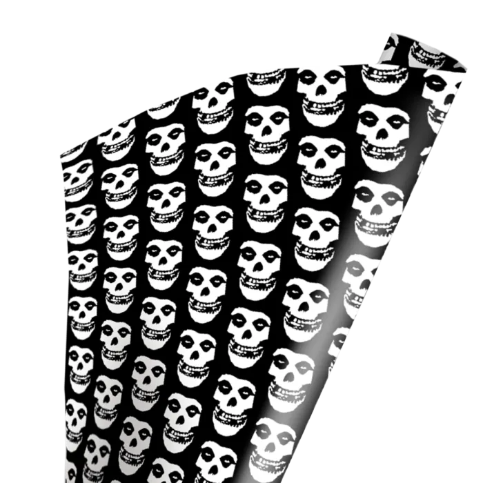 Fantastic Ornaments Whimsical designs MISFITS - SKULL WRAPPING PAPER