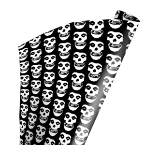 Fantastic Ornaments Whimsical designs MISFITS - SKULL WRAPPING PAPER