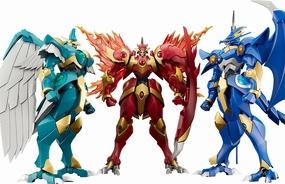 Robot Merchandise Emerging Brand Moderoid "Magic Knight Rayearth"3 Legendary Rune Gods Set