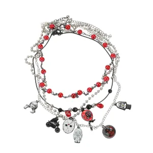 Horror 4 Pc Necklace Combo Set Spooky Displays Monster Decor