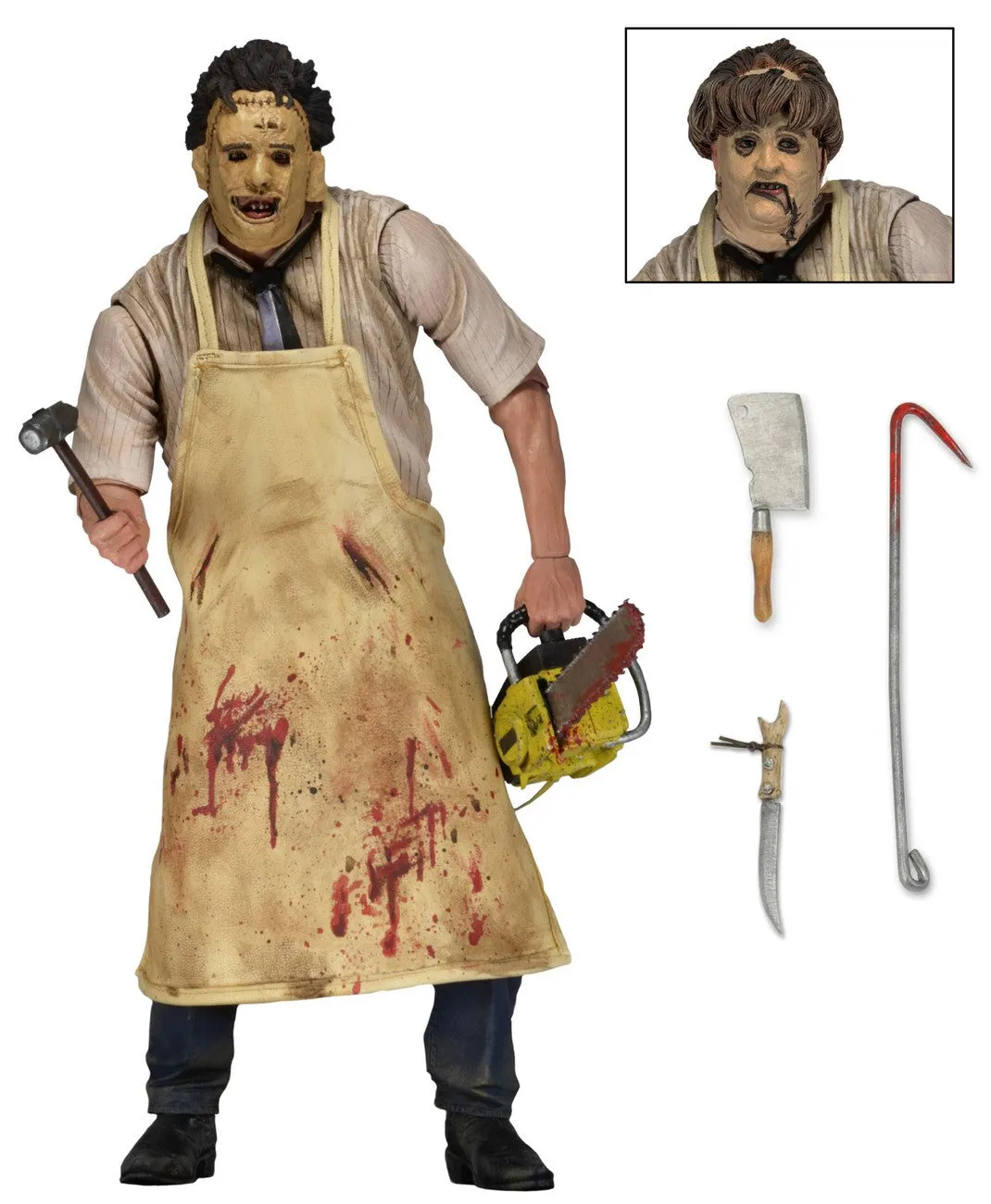 Frightening Accents Fantastic Accessories Texas Chainsaw Massacre ?C 7?? Scale Action Figure ?C Ultimate Leatherface